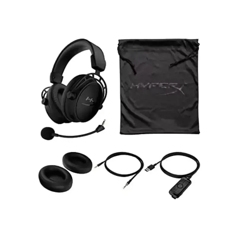 هدست هایپر ایکس HyperX Cloud Alpha S Headset 7.1 Surround Sound Black HX-HSCAS-BK